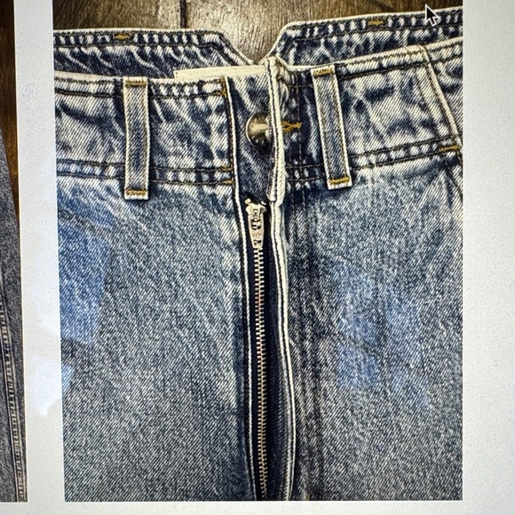 Apiece Apart Light Blue Wide Leg Jeans - Picture 6 of 6